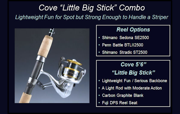 striper fishing rod reel combos