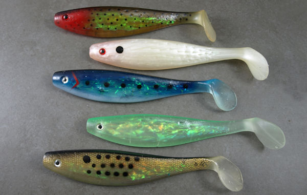  Blue Water Candy - Rock Fish Candy 6-Inch Shad Bodies, 25 Pack  (Chartreuse) : Sports & Outdoors